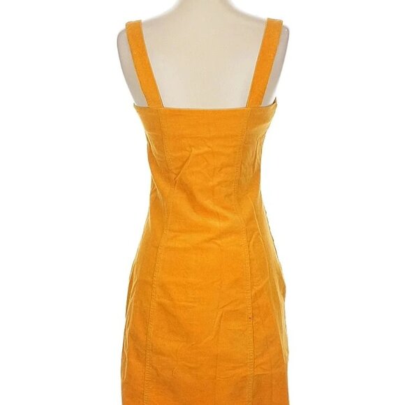 Forever 21 Mustard Corduroy Dress - Picture 3 of 4